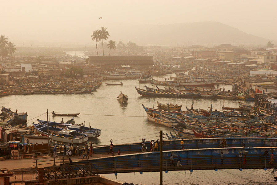 353   View from Sint George Castle in Elmina